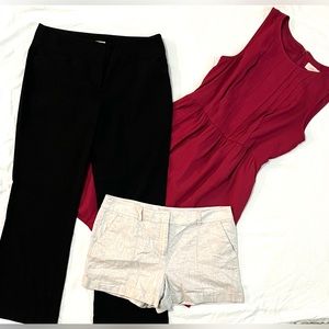 CLEAR OUT MY CLOSET SALE!LIMITED TIME TO BUY! Loft dress, slacks shorts for 1!